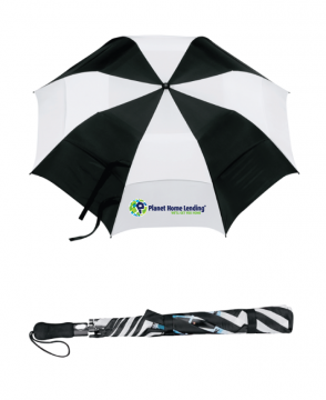 58" Vented Auto Open Folding Golf Umbrella